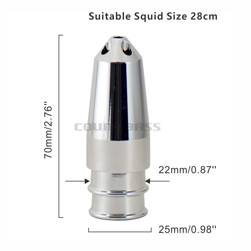 Рукоятка струйной головки 7 8 унции латунная пуля с юбкой кальмара Tuna Wahoo Marline Sailfish