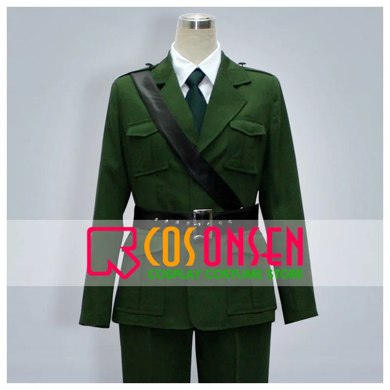 Костюм для косплея ONSEN Axis Powers Hetalia английский/английский зеленый костюм ручной