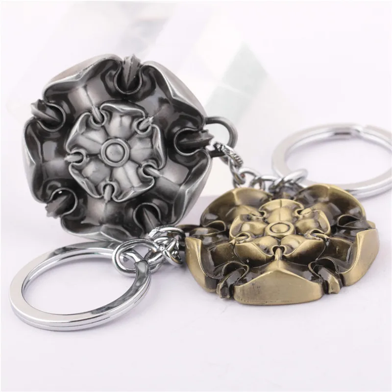 12 шт./лот брелок Stark/Tyrell /Targaryen Faimly Crests из металлического сплава для ключей|key