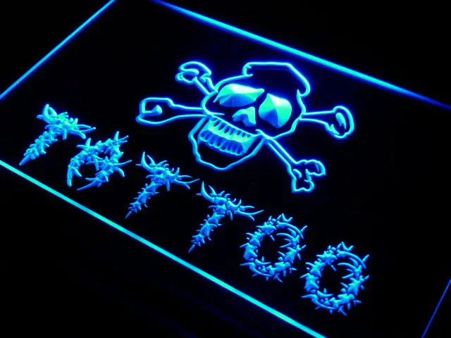 

i556 Tattoo Shop New Bar Pub Miami Ink NEW Light Signs On/Off Switch 20+ Colors 5 Sizes