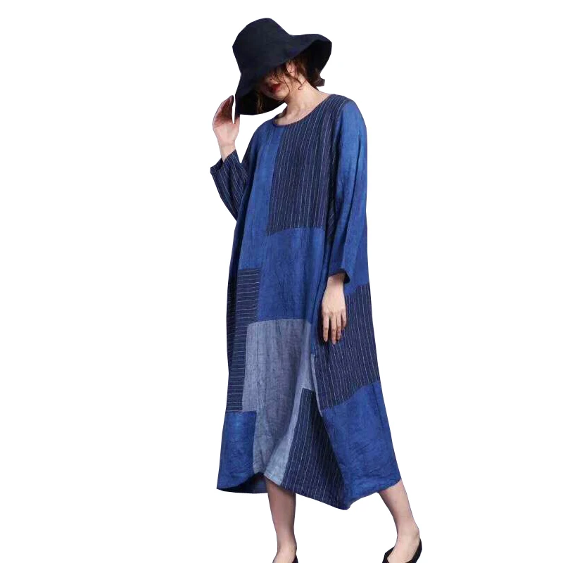 SCUWLINEN 2019 весна женское платье Modis Повседневное персонализированные лоскутное с