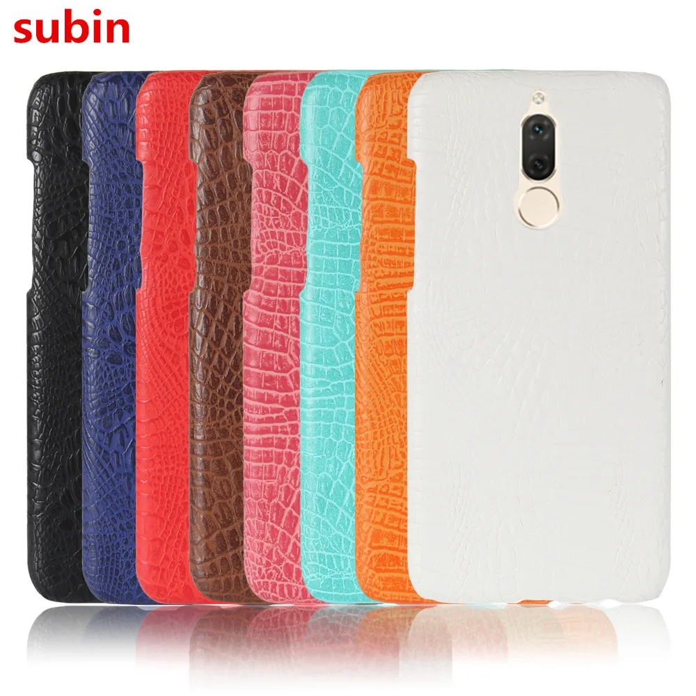 

subin For Huawei Nova 2i Case 5.9inch Retro Crocodile leather Hard Cover For Huawei Nova 2i Nova2i Protective Phone Cases