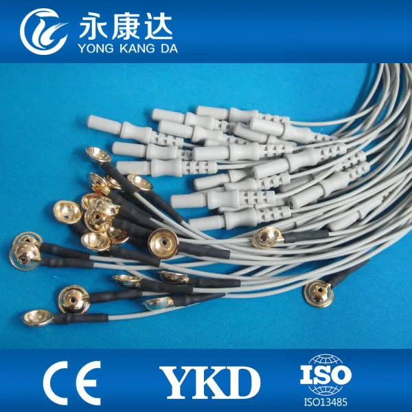10 шт./лот Din кабель EEG с позолоченной чашкой din 1 5 мм|cable 1.5mm|cable dincable lot |