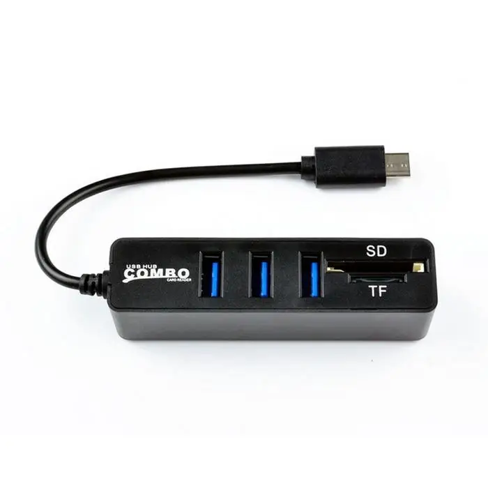 Usb-концентратор с несколькими портами USB 2,0 концентратор TF/SD/USB высокий концентратор с SD/TF кард-ридером. Адаптер расширения скоростного сплиттера