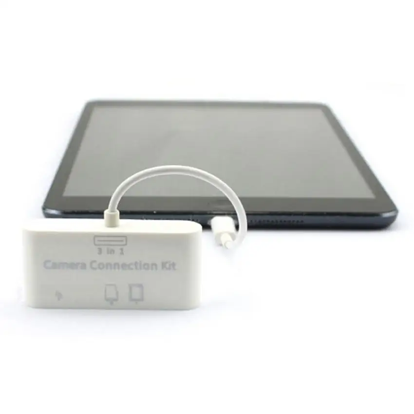 3 в 1 5 480 МБ/с./с USB кардридер для iPad Micro SD камеры DSLR Link Адаптер Air 1/2 mini 1/2/3 iPhone X 8 7 6