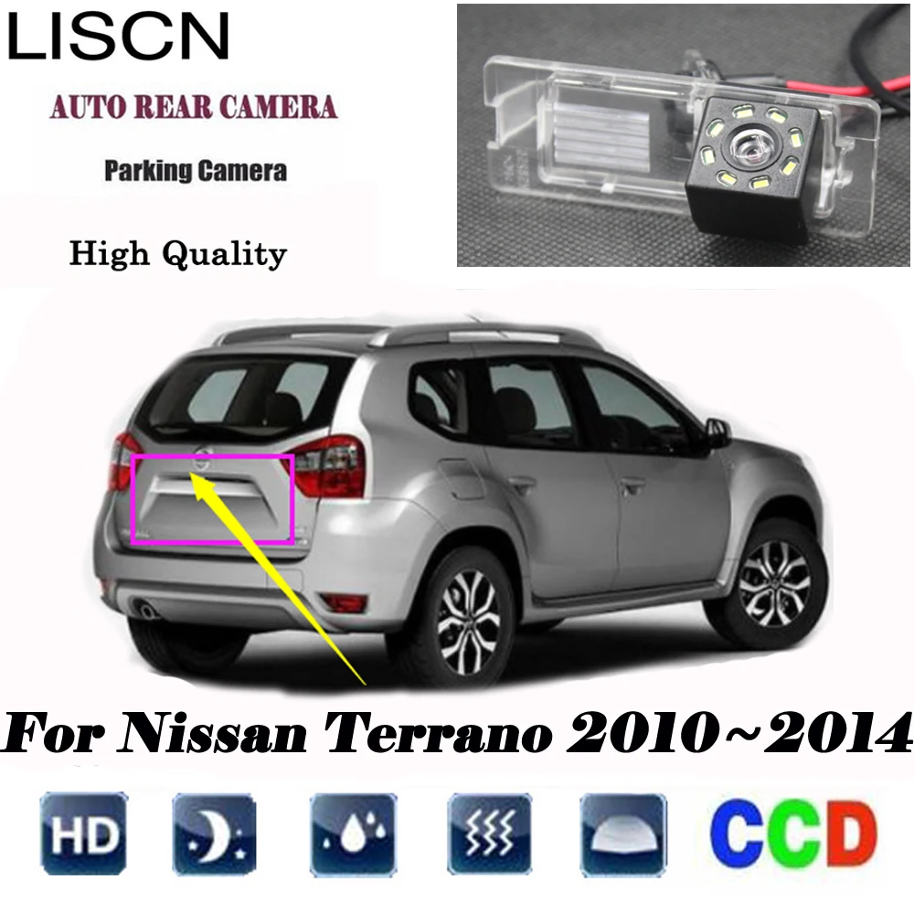 Для Nissan Terrano 2010 2011 2012 2013 2014 резервная камера/ночное видение/CCD/номерной знак камера