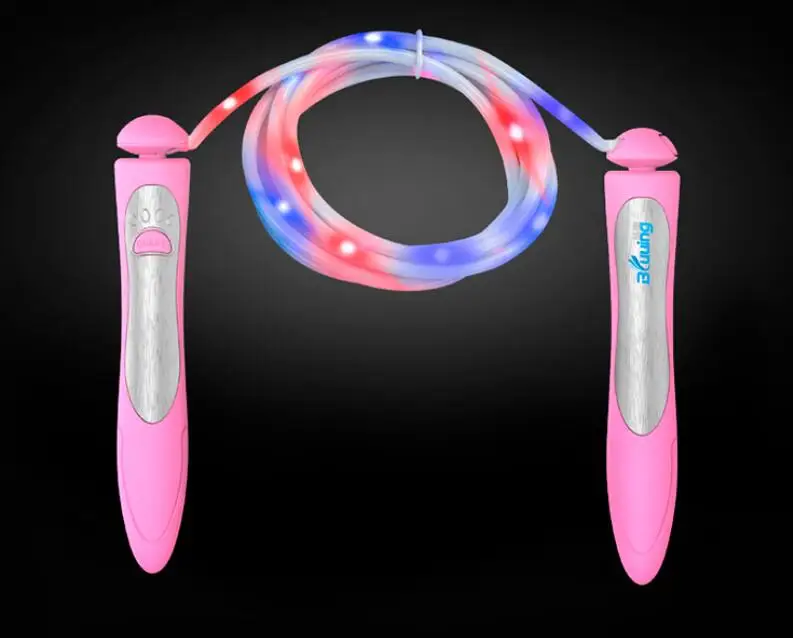Скакалка со светодиодный Ной подсветкой Регулируемая для тела|light jump rope|skipping ropejump
