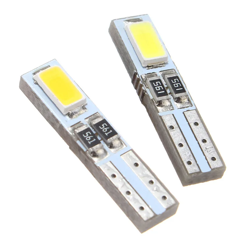 2 шт. Универсальный Автомобильный свет T5 W3W 5730 SMD 37 73 74 Клин СВЕТОДИОДНЫЙ Прибор Панель Спидометр приборная Группа лампы света