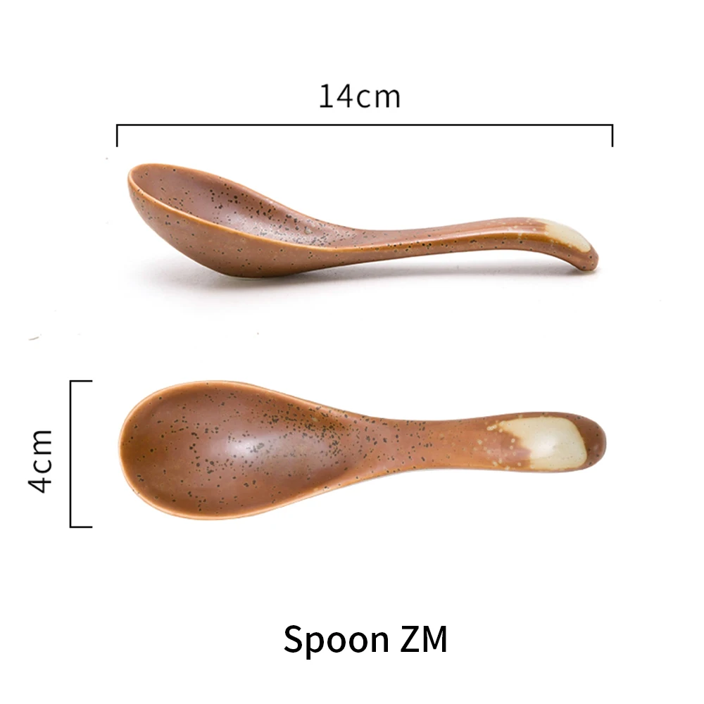 Spoon ZM MDZF SWEETHOME керамическая чаша лапша суп салат риса посуда 6 дюймов и 8 дюймов - Цвет: Spoon ZM