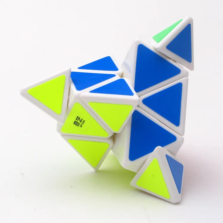 Qiyi Cube Mofangge 3x3x3 Пирамида магический куб профессиональные Волшебные кубики Пазлы скорость Cubo красочные Развивающие игрушки для детей