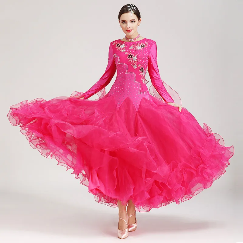 Модное платье для современных танцев Женская юбка вальса танго оптовая