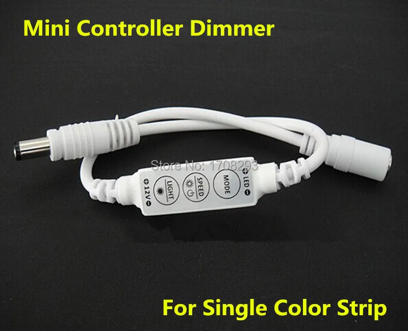 

DHL 100PCS Wholesale 5 MODES DC12V 12A 144W Mini SINGLE COLOR Controller Dimmer