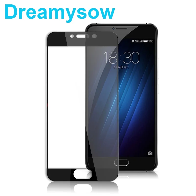 Dreamysow полное покрытие экрана протектор Закаленное стекло для Meizu M8C MT M16 Plus M6 Note M5 M5S M5C M3 S M3S mini защитная пленка