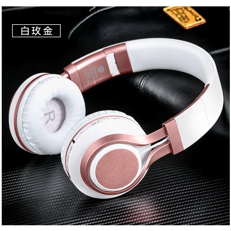 BT-08 беспроводные наушники Bluetooth гарнитура складные наушники регулируемые наушники с микрофоном для ПК мобильного телефона Mp3