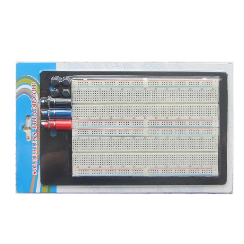 HoBiMart непаянная макетная плата 4Bus тестовая печатная Tie point 1660 ZY 204 # nvp013|circuit