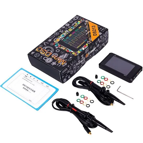 Цифровой осциллограф CCDSO Mini DSO DSO213 Карманный USB комплект аналогового осциллографа