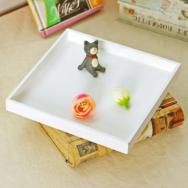 Zakka домашняя деревянная настольная косметическая коробка для хранения