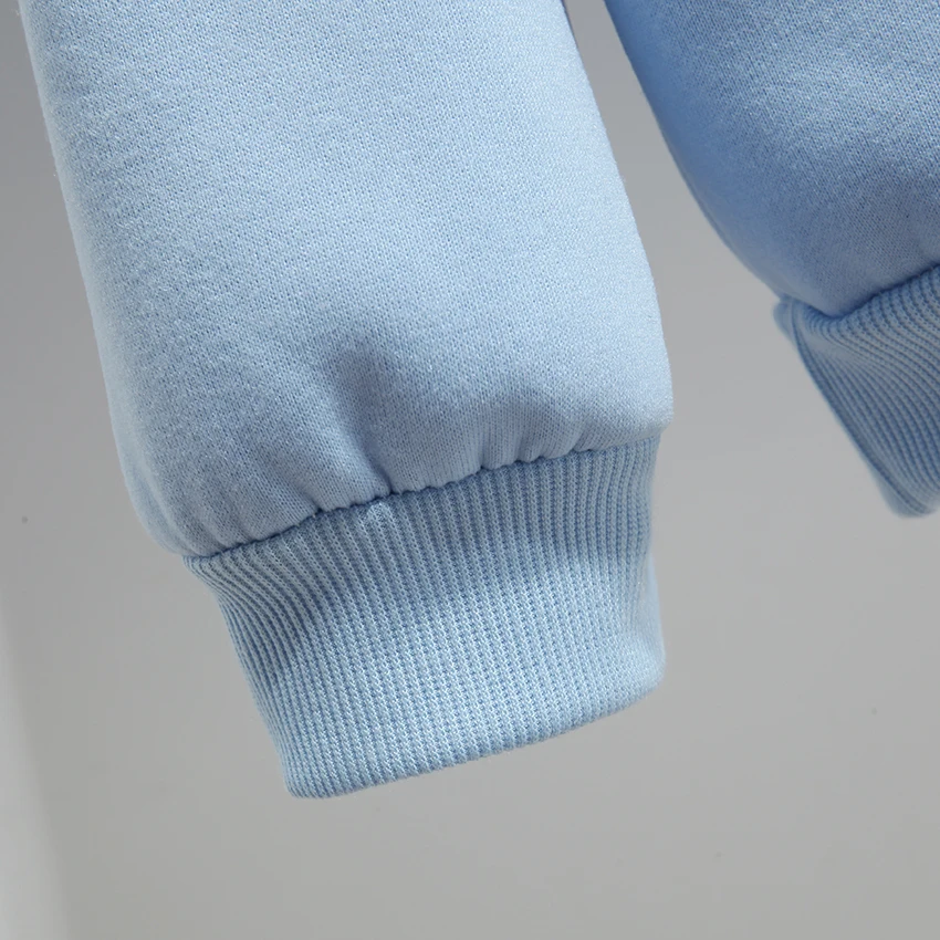 Женская толстовка в стиле Харадзюку синяя Повседневная Толстовка с капюшоном