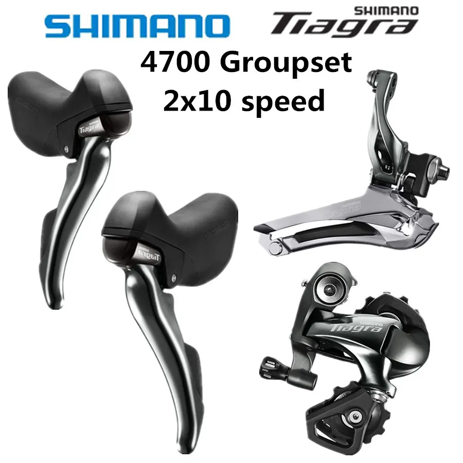 SHIMANO Tiagra 4700 группа 4700 переключатель дорожный велосипед 2x10 скорость FD+ RD+ ST 11-25 12-28 11-32T 4600 Новинка