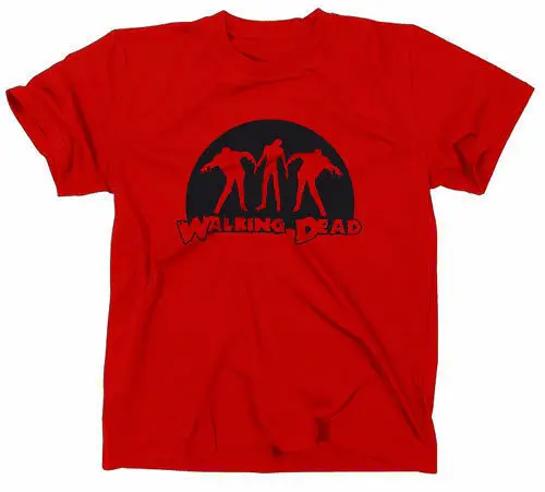 The Walking Dead Зомби футболка ужас ТВ серии horro fanshirt Вентилятор Прохладный