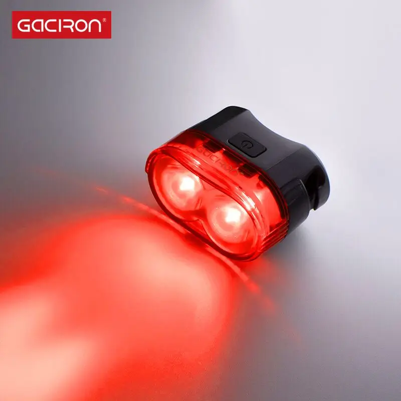Умный задний фонарь для велосипеда Gaciron светодиодный с зарядкой через USB
