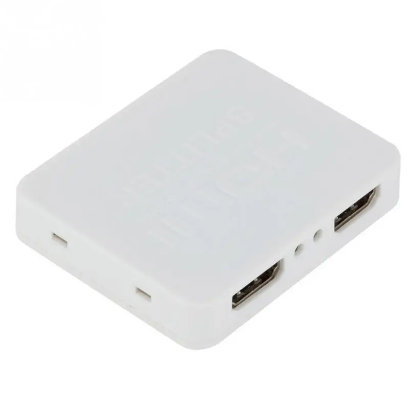 Новый Лидер продаж усиленный HDMI Splitter видео дистрибьютор Box кабель 1080P Full HD 1 в 2