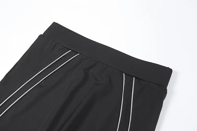 Chicology reflective stripe top mini skirt women matching 2 two piece set summer female sexy co ord clothes festival outfit