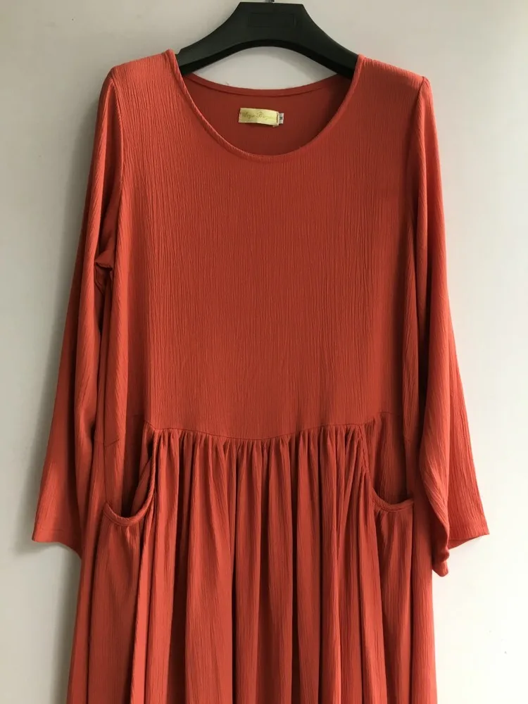 Новая мода 2019 Весна Осень женское платье с длинными рукавами Комфортный