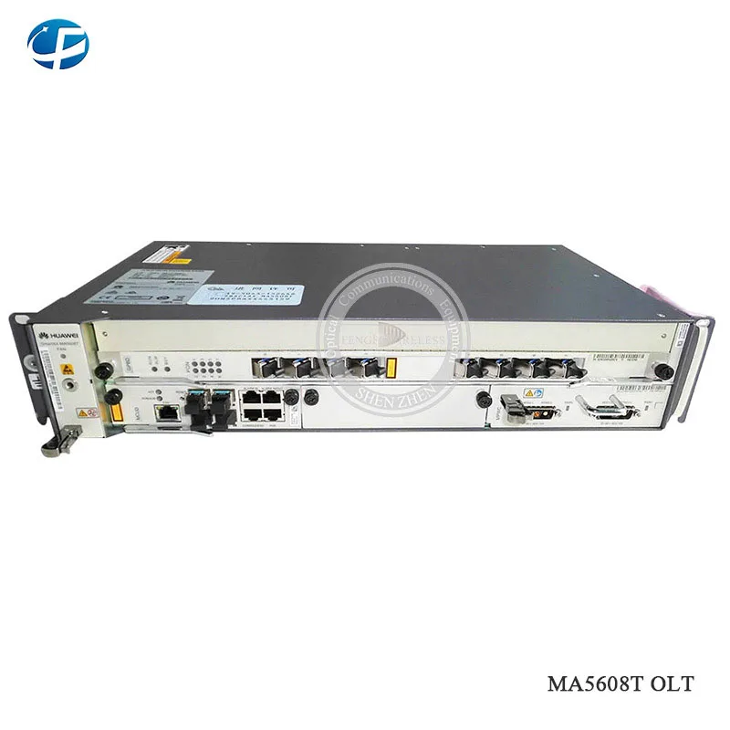 Лучшая цена Hua wei GPON OLT MA5608T, 1* MPWD AC+ DC, 1*1G MCUD, 8 портов GPBD C+ плата многосервисный доступ OLT