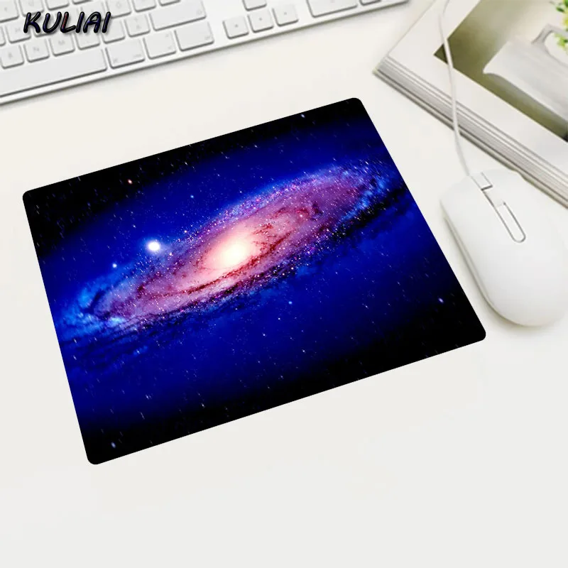 XGZ Вселенная звездное небо 22x18 коврик для мыши маленькие коврики семейный ноутбук геймер резиновый коврик для мыши Коврик для мыши Настольный игровой коврик для мыши Коврик для чашки