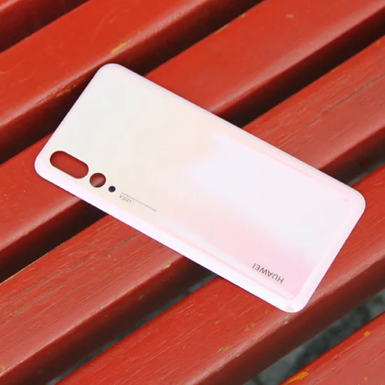 Pink Оригинальная стеклянная задняя крышка для huawei, задняя крышка для huawei P20 Pro, задняя крышка для задней двери, Защитная крышка для телефона, чехлы - Цвет: Pink