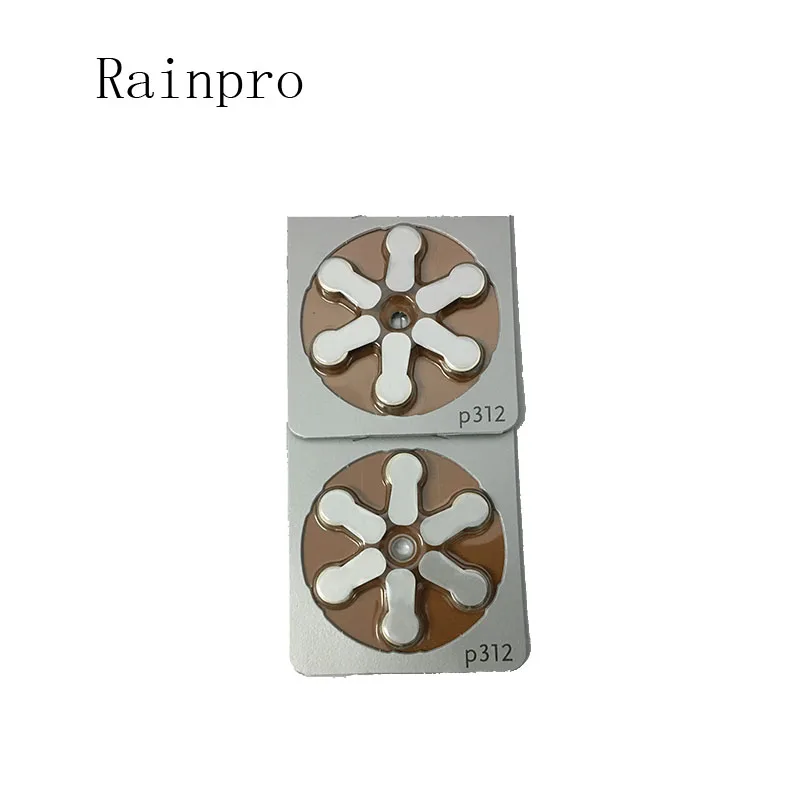 

12pcs/lot A 312 P312 312 PR41 zinc air button battery for Hearing aid best quality