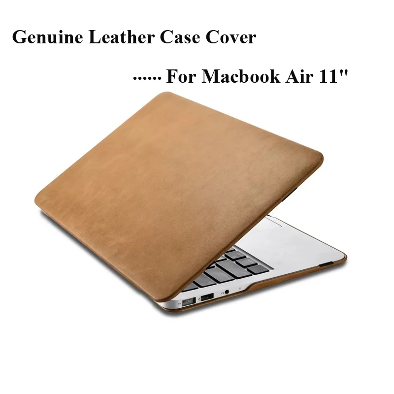 Чехол из натуральной воловьей кожи для Macbook Air 11 дюймов A1465 деловой чехол