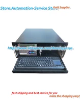 4u integrated industrial server equipment chassis with inch touch screen pc size board pc power thickening