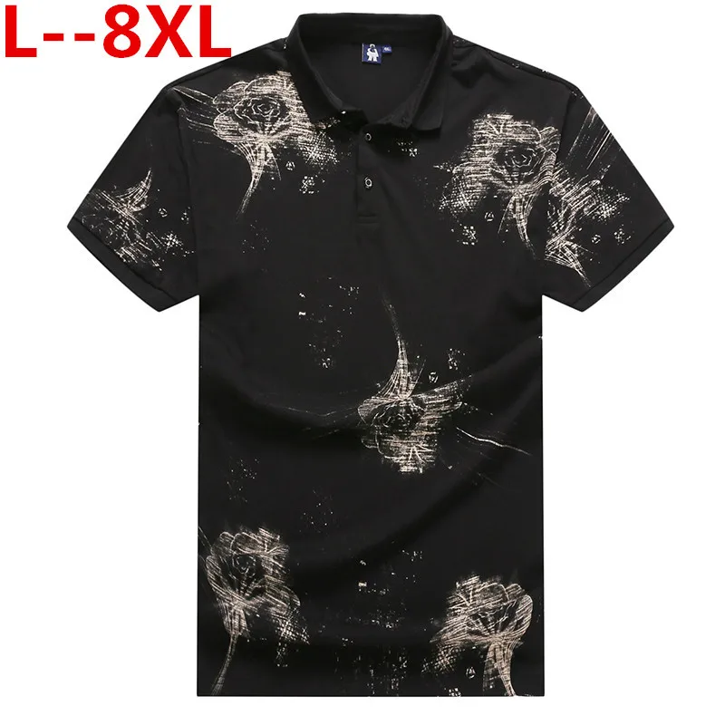 8XL 7XL 6XL Новая летняя стильная полосатая Повседневная мужская футболка с коротким