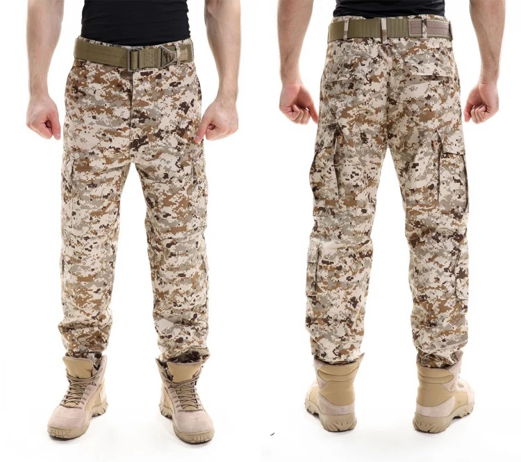 Camouflage Pants Military Tactical Trousers Army Combat Pants Special Forces SWAT Work Pants Men Casual Cargo Sweatpant