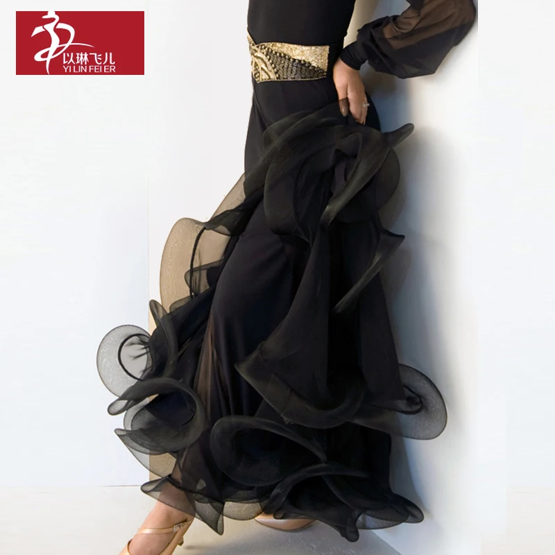 

fishbone edge modern dance ballroom dance dress
