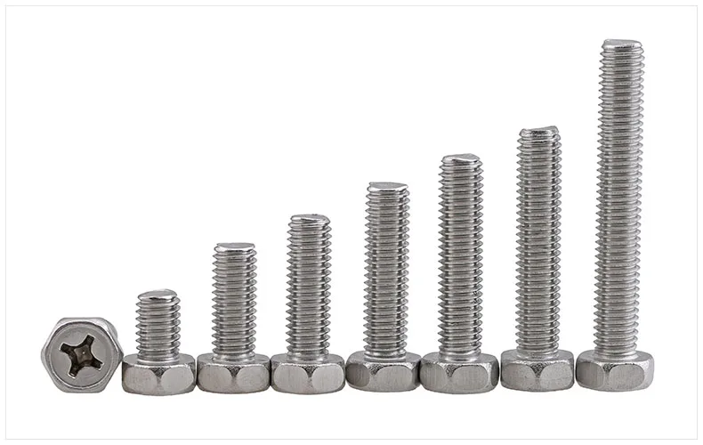 M3M4M5 304 stainless steel cross recess concave outside six corner bolts angle screws. | Обустройство дома