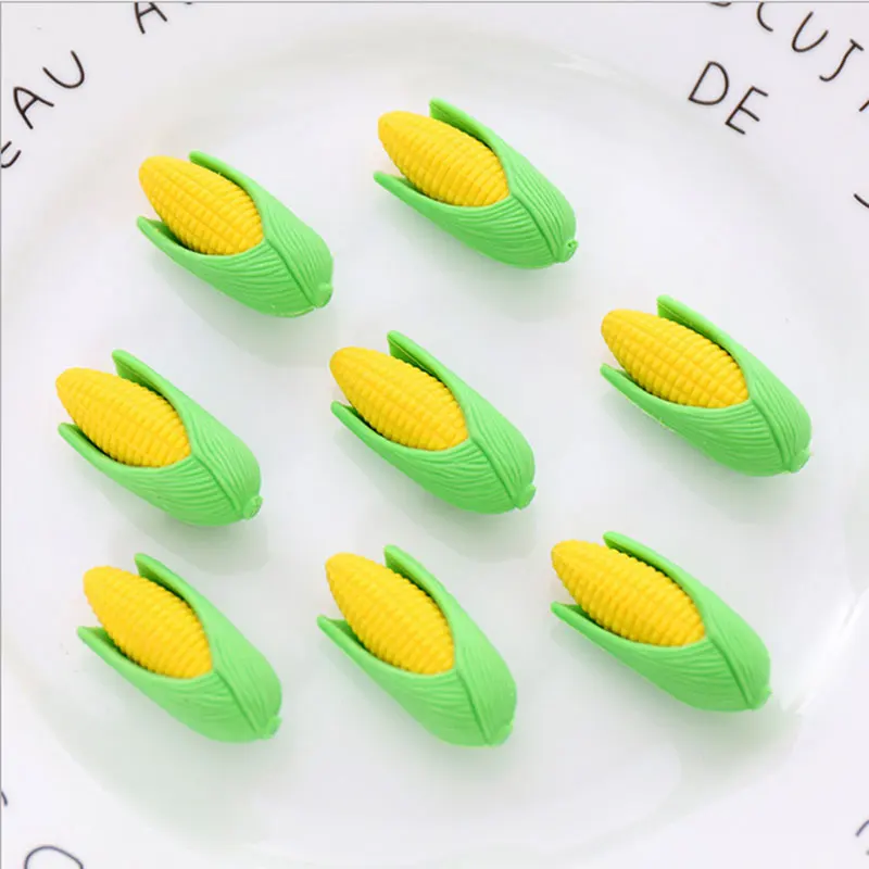 2 шт./лот ластик для моделирования кукурузы из мультфильма резиновый
