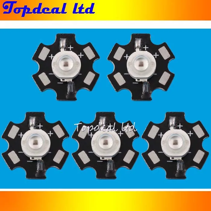 Светодиодный светильник высокой мощности 10 шт. 1 Вт 3 красный зеленый синий желтый