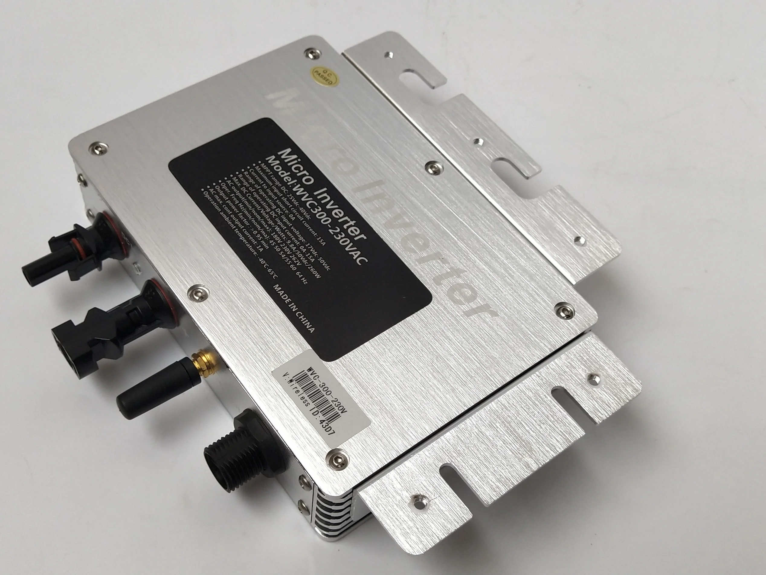 Новинка! WVC300W Wi Fi версия Солнечный на сетке инвертор IP65 Водонепроницаемый