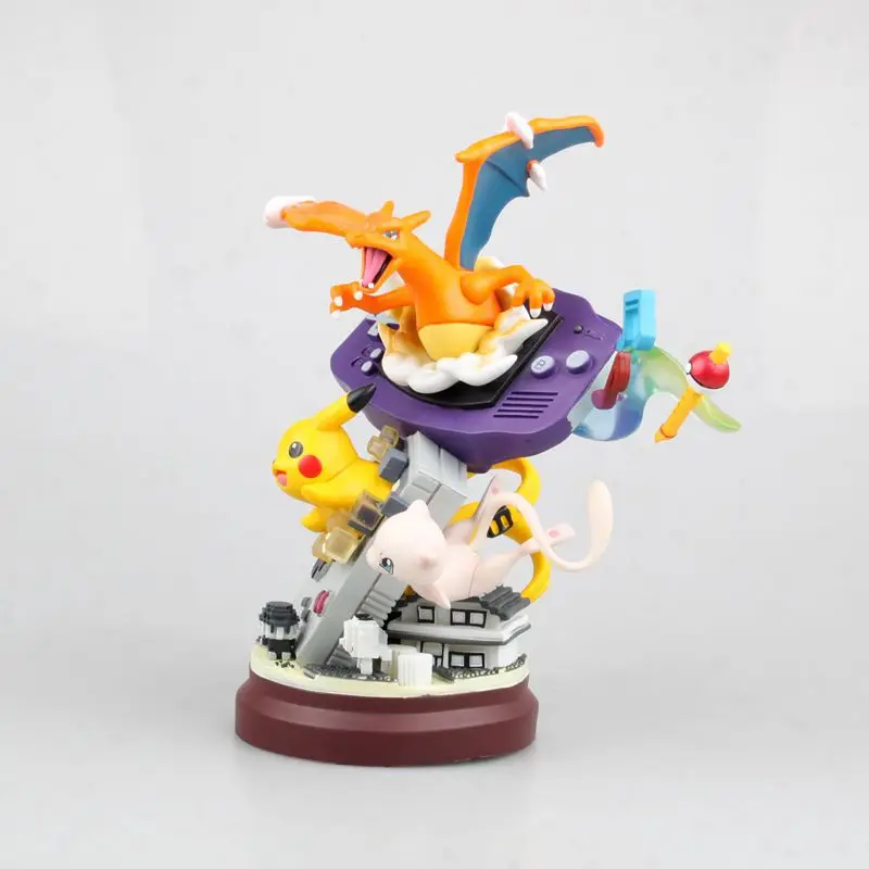 18,5 см Pikachu& Charizard новая игра GameBoy ПВХ фигурка игры коллекции фанатов Детская кукла игрушки, лучшие подарки