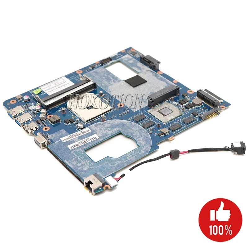 NOKOTION материнская плата для ноутбука samsung NP355 NP355C4C NP355V5C QMLE4 LA-8863P BA59-03567A HD7600 1 ГБ BA59-03568A BA59-03402A