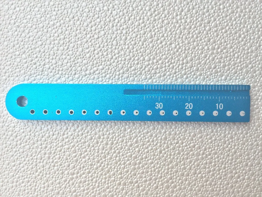 Стоматологическая эндодонтическая шкала измерения пульса Gutta Percha Point Ruler B047|gutta