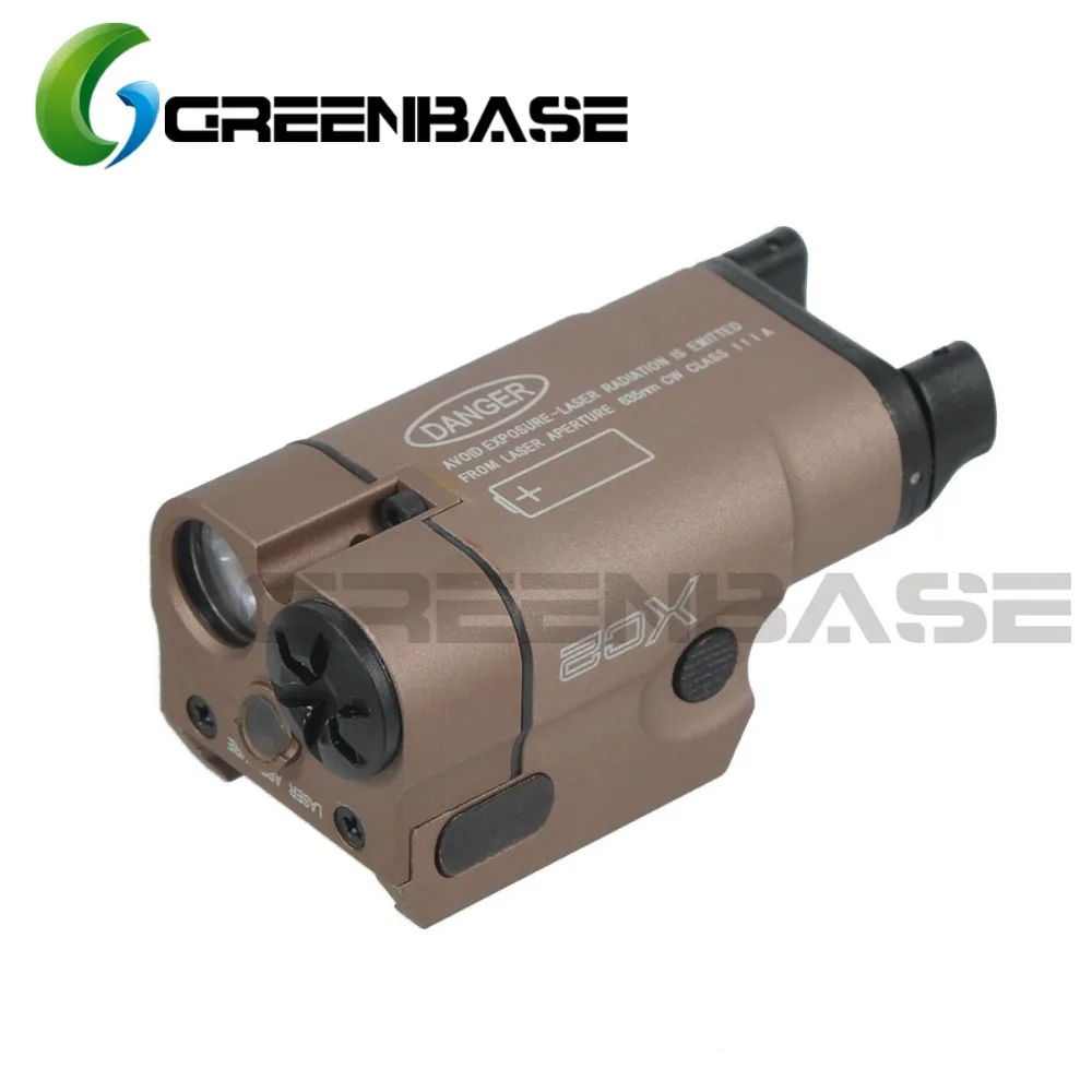 Ультракомпактный лазерный фонарик Greenbase XC2 с красной точкой и белым светом 200