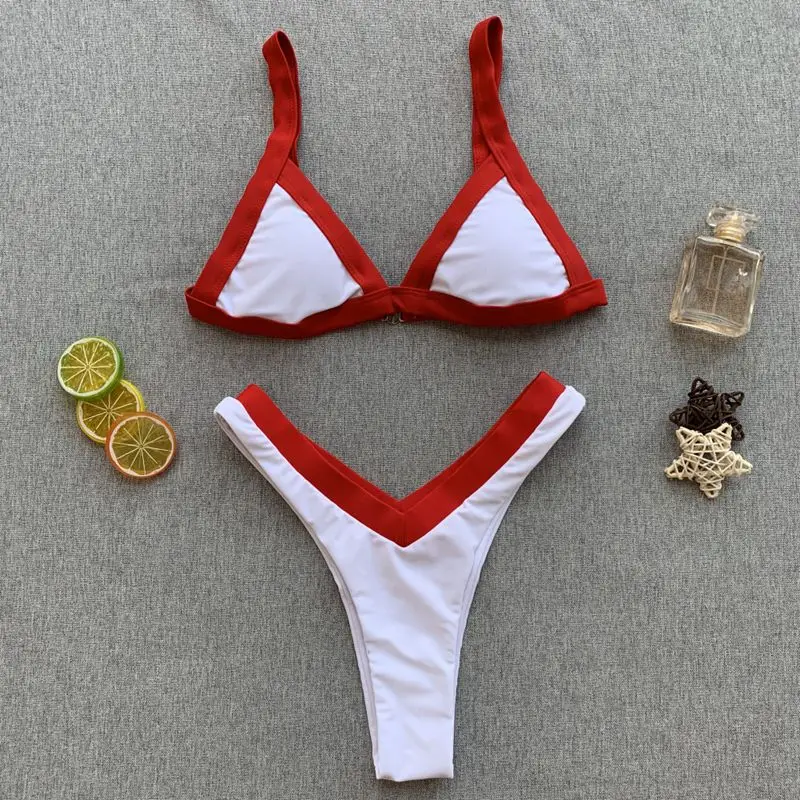 Лоскутная леопардовая пляжная купальная одежда V-shape Porno Panty+ мягкий пуш-ап бюстгальтер костюм наборы Женский купальник сексуальное нижнее белье набор