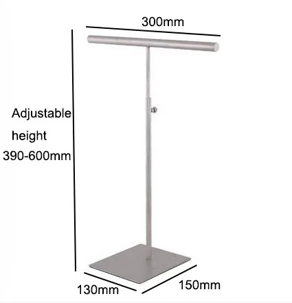 Многофункциональный простой из нержавеющей стали шелковый шарф витрина