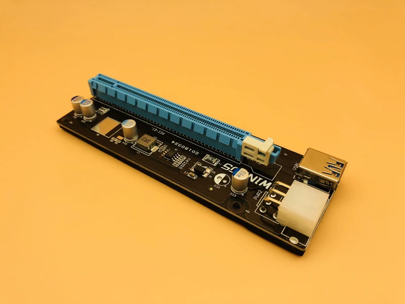 USB 3 0 PCI Express Riser Card E 1x до 16x кабель для передачи данных SATA 6Pin IDE Molex блок питания BTC