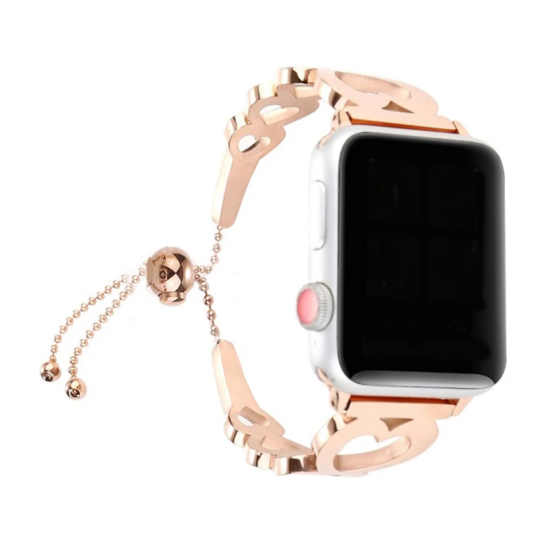 Новый дизайн роскошные женские часы для Apple watch band 38 мм 42 40 44 iWatch Series 4 3 2 1