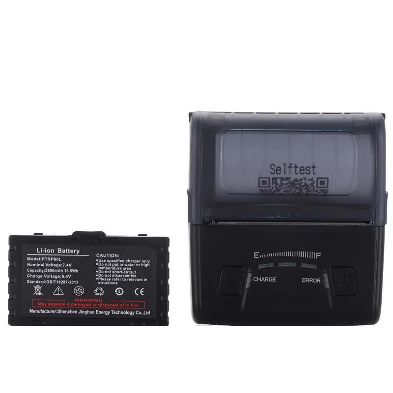 

Free Shipping Good 80mm Android Portable Bluetooth Mobile Thermal Receipt Printer with 2500mAh Battery Provide SDK for Project